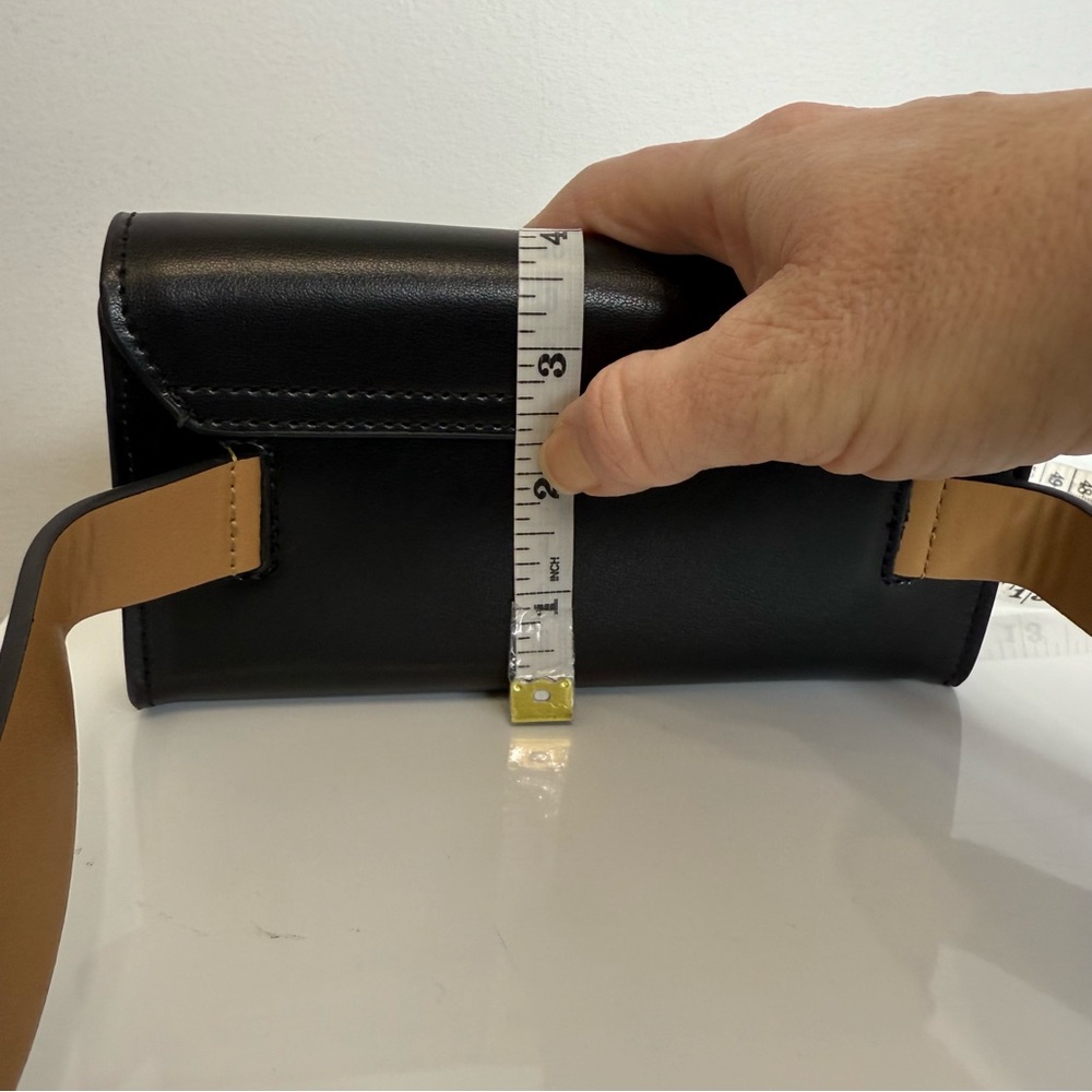 Kate Spade New York Black Leather Bow Belt Wallet Bag Fanny Pack L/XL NEW Travel - Picture 11 of 14